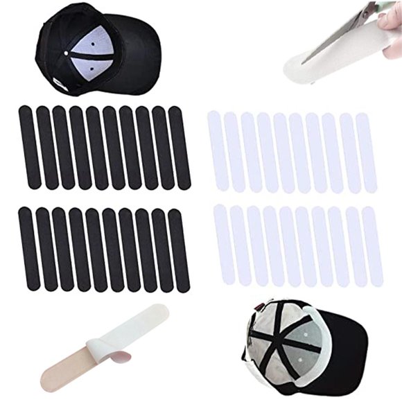 Paquete De 40 Forro Para Sombrero, Almohadilla Impermeable Para El Sudor, Suministros De Béisbol, Accesorios De Golf, Banda Para El Sudor, Equipo Para Exteriores, Placa De Sombreros De Conveniencia qarigey  OD013708-00
