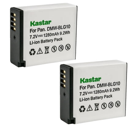 Kastar 2-Pack DMW-BLG10 Battery Replacement for Panasonic Lumix DMC-ZS80  Lumix DMC-ZS100  Lumix DMC-ZS110  Lumix DMC-ZS200  Lumix DMC-TX1  Lumix DMC-TZ100  Lumix DMC-TZ101  Lumix DMC-TZ80 Camera