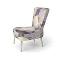 thumbnail image 3 of Designart « Abstraction Géode Teintée de Rose I » Fauteuil d'Appoint Rembourré en Marbre Rose - Fauteuil Moderne pour Chambre, 3 of 7