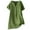Green-03, variant on Mittory Womens Cotton Linen Shirts Solid 3/4 Sleeve Tunic Tops Oversized Tshirts Casual V Neck Dressy Blouses