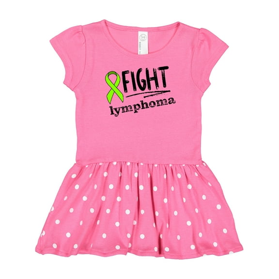 Inktastic Fight Lymphoma Lime Ribbon Gift Baby Girl Dress