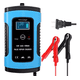 thumbnail image 1 of Cargador Auto Batería Rápido Automático 12v 6a Smart Digital Azul claro/Negro, 1 of 4
