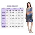 thumbnail image 4 of FORMRS Summer Dress for Women Loose U Neck Sleeveless Midi Beach Sundresses with Pockets, Mountains and Forests, 4 of 8