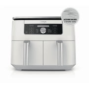 Ninja Foodi 6-in-1, 8 Quart 2-Basket Air Fryer with DualZone Technology -White