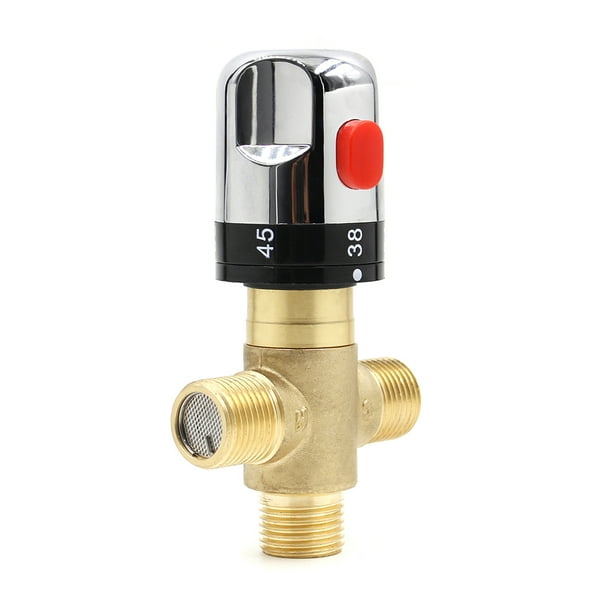 Lutabuo Thermostatic Mixing Valve Temperature Control Thermostat for