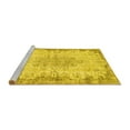 thumbnail image 2 of Ahgly Company Machine Washable Indoor Square Persian Yellow Traditional Area Rugs, 3' Square, 2 of 4