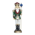 thumbnail image 3 of Adorno de Cascanueces de Navidad Gloria 25,5 cm Verde soldado cascanueces, 3 of 9