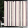 thumbnail image 3 of Ambesonne Retro Shower Curtain, Classical Stripes Art Vintage, 69"Wx70"L, Eggplant Rose, 3 of 4