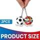 thumbnail image 3 of Llavero Tqnorycdil 2 piezas balón de fútbol Copa Mundial 2026, 3 of 7