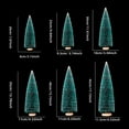 thumbnail image 6 of Shoreew Mini Christmas Tree Sisal Snow Frost Artificial Pine Tree with Wooden Base Small Bottle Brush Tree Ornament for Winter Tabletop Home Decor, 6 of 7