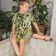 thumbnail image 4 of Balery Dinosaur Conjunto de Pijama Infantil de Manga Corta con Estampado – Ropa de Dormir de Algodón Suave-XX-Large, 4 of 6