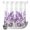 FloralQS6599, variant on No Hook Shower Curtain with Built-in Rings - Grey Yellow Boho Floral Washable Waterproof Fabric Bathroom Curtains for Hotel,Rentals, 72 X 78 Inch Long , Retro Bohemia Flower Pattern