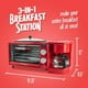 thumbnail image 2 of Breakfast Station Nostalgia 3 en 1, estilo retro, con cafetera, color rojo, 2 of 7