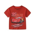 thumbnail image 2 of Disney Cars Lightning McQueen Short Sleeve Crew Neck T-Shirt (Boys), 3 Pack, Sizes 2T-7, 2 of 7