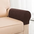 thumbnail image 2 of Stretch Couch Arm Covers, Breathable Armrest Covers for Sofas and Chairs Arm Covers Keep Home Clean, Scratch-Resistant Sofa Arm Covers Protect and Decorate Your Sofa, 2 of 4