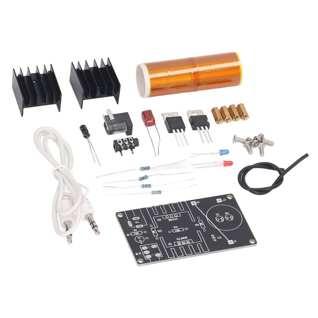 Kit De Bobina De Música, Kit De Bobina Mini De Bricolaje De Corriente 2A Función De Iluminación Al Vacío Para Adolescentes Para Regalo De Navidad