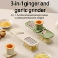 thumbnail image 2 of 3-in-1 Multifunctional Ginger and Garlic Grinder Home Kitchen Slicer All Grinder, 2 of 8
