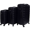 thumbnail image 2 of Juego 3 Maletas Rigidas Rack & Pack Set Viaje Negro, 2 of 7