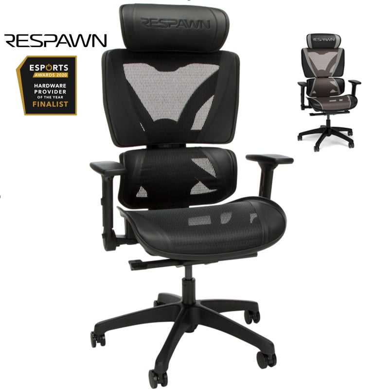 RESPAWN Specter Ergonomic Mesh Gaming Chair Onyx Black 300 lbs Weight Limit in Kosovo at 671 Rating 5