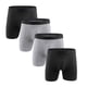 thumbnail image 1 of Calzoncillos tipo bóxer para hombre, de algodón, de talla grande, extralargos, deportivos, de Color sólido Pompotops  qyievc4345, 1 of 8