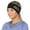 black - silver reflective, variant on TrailHeads Womens Ponytail Headband - Moisture Wicking Hair Headband for Running, Winter, Workout - Athletic Headband Women - hi vis