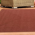 thumbnail image 3 of BNM Bohemian Indoor/ Outdoor Solid Rug, 4' x 6', Brick, 3 of 7