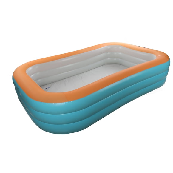 Piscine Gonflable pour Enfants Rectangulaire, Piscine Pliable pour Enfant Piscine Gonflable 3 Couches Piscine Gonflable Pliable pour Enfant pour Cour Extérieure