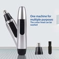thumbnail image 3 of letairis Nose Hair Remover Nasal Shaver PVC Safety Compact Size Daily Used Simple Operation Handheld Trimmer Cleaning Tool, 3 of 8