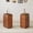 Curved Edge-Walnut 2pcs, variant on Wirrytor Rattan Night Stands Set of 2, Farmhouse Nightstand Bedside Table with Drawer and Storage Shelf, Boho End Side Table for Bedroom, Small Space, Walnut