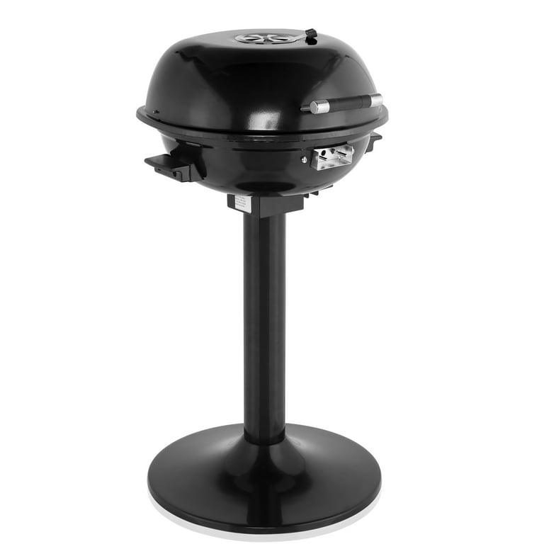Ktaxon Electric Grill Smoker 1600W Outdoor/Indoor Standing Grill with Removable Non-Stick Warming Rack,Black