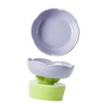thumbnail image 1 of Cat Bowl, Ceramic Cat Food Bowl, Cute Flower Shape Pet Food Bowl Set, Large Capacity Neck Spine Protection Raised Pet Food Bowl, Stability Cat Food Bowl for Cats Dogs Pets, 1 of 7