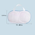 thumbnail image 2 of Japceit Bra Laundry Bag for Washing Machine, Delicate Lingerie Mesh Wash Bag for Protection, Mesh Laundry Bag for Bras, Underwear, Gentle Cycle, Machine Wash, Home and Travel Use, 2 of 7