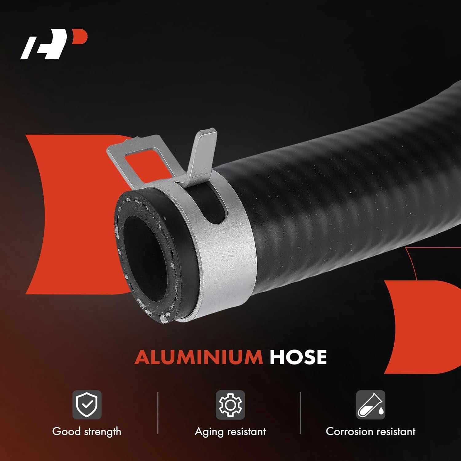 A-Premium Water Inlet HVAC Heater Hose Pipe Line Assembly with Clamps, Protective Sleeve Attached & Auxiliary Heater Compatible with Ford Explorer & Mercury Mountaineer, 2006 2007 2008 2009 2010