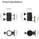 thumbnail image 5 of 1 set Heavy Duty Patio Umbrella Mount - Bracket Clamp for Deck Rail, Balcony, Courtyard, Fences Suitable for deck railings, 5 of 5