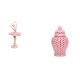 thumbnail image 1 of Elegante Escultura De Bailarina De Resina Y Jarrón De Porcelana Con Forma De Jengibre, Adorno Decorativo Para Oficina, Sala De Estudio, Estantería, Fiesta, Arreglo Floral., 1 of 8