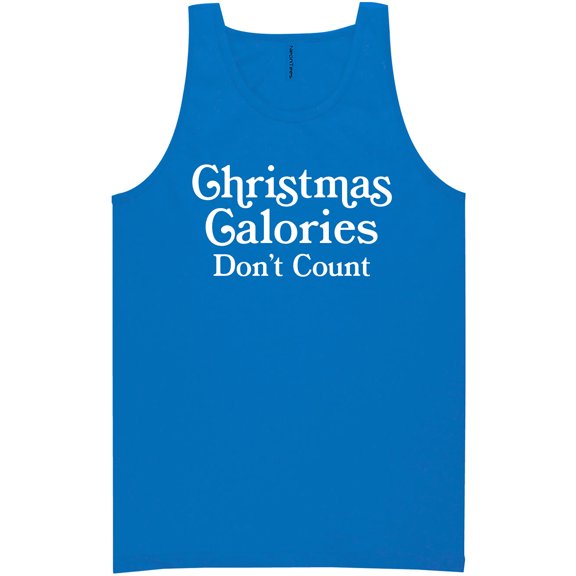 Christmas Calories Don't Count Neon Tank Top