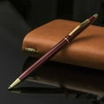 thumbnail image 3 of Luxury Full Metal Ballpoint Pen 1mm Black Ink Gel Pen Writing P4O2 Office R6E7, 3 of 6