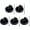 Black 5pcs, variant on Sylvtty Magnetic Zip Tie Mounts Base UV Resistant Compact Portable Multipurpose Releasable Cable Zip Ties Saddle Type Mounts Base