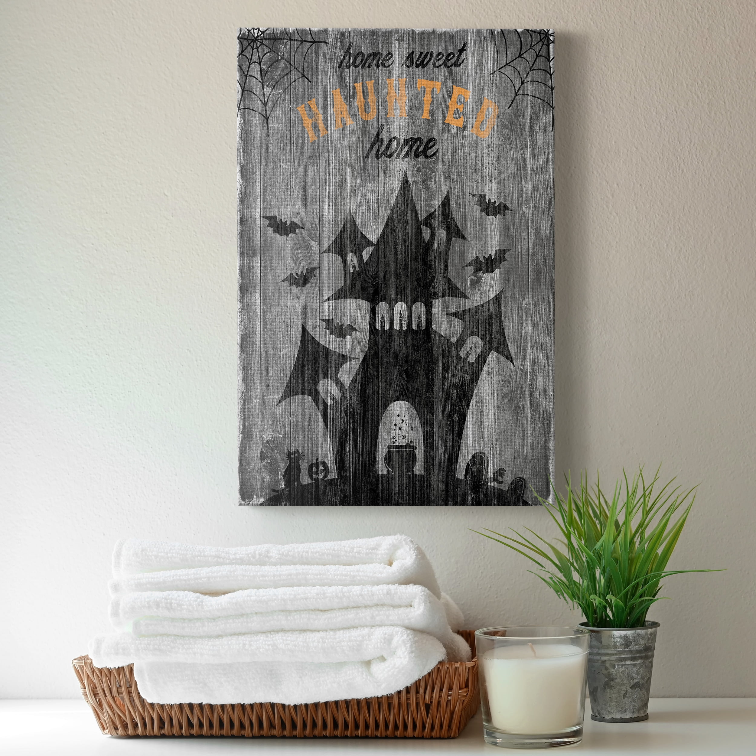Haunted House Premium Gallery Wrapped Canvas - Ready to Hang - 8 x 12