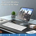 thumbnail image 6 of Ultra-Slim Bluetooth Keyboard Wireless Keyboard Compatible iPad 10th/iPad 10.2, 6 of 6