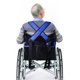 thumbnail image 4 of Cinturón de silla de ruedas de nylon ajustable Arnés de asiento transpirable suave Adultos Restricción Restricción Cinturón de seguridad Mobility Scooter Strap Reutilizable Azul Vogacara CE001699-01, 4 of 6