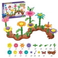 thumbnail image 4 of Under$5 Clearance Rciityk Flower Garden Building Set for Girls - 54-Piece Preschool Garden Play Set for Toddlers 3 4 5 6 7 Year Old Flower Stacking Toys - Savings, 4 of 8