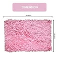 thumbnail image 2 of Home Weavers Bella Premium Jersey Shaggy Living Room Rug, Machine Washable Area Rugs, Rug For Living Room, Non Slip Accent Rugs, Soft Foldable Indoor Floor Rug, Easy To Clean, 5' x 8', Baby Pink, 2 of 2