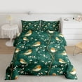 thumbnail image 2 of Castle Fairy Teens Cute Brid Full Size Comforter Sets,Chic Floral Flowers Bedding Sets, 2 of 8