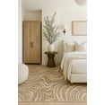 thumbnail image 2 of Rug Branch Nomad Coastal Abstract Indoor Area Rug, Beige Brown - 4'x6', 2 of 6