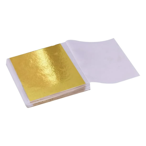 Hojas de oro de imitación Bewildely para dorado 500 piezas