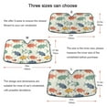 thumbnail image 5 of Fish Paper Cutting Car Windshield Sun Shade Foldable Car Front Window Visor Heat and UV Protection 53x23.5, 5 of 8
