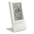 thumbnail image 2 of Kenally CX-220 Medidor de temperatura y humedad Digital con función de reloj Medidor de humedad Reloj Estación meteorológica para oficina Sala de Medidores de medidas dimensionales No.1, 2 of 6