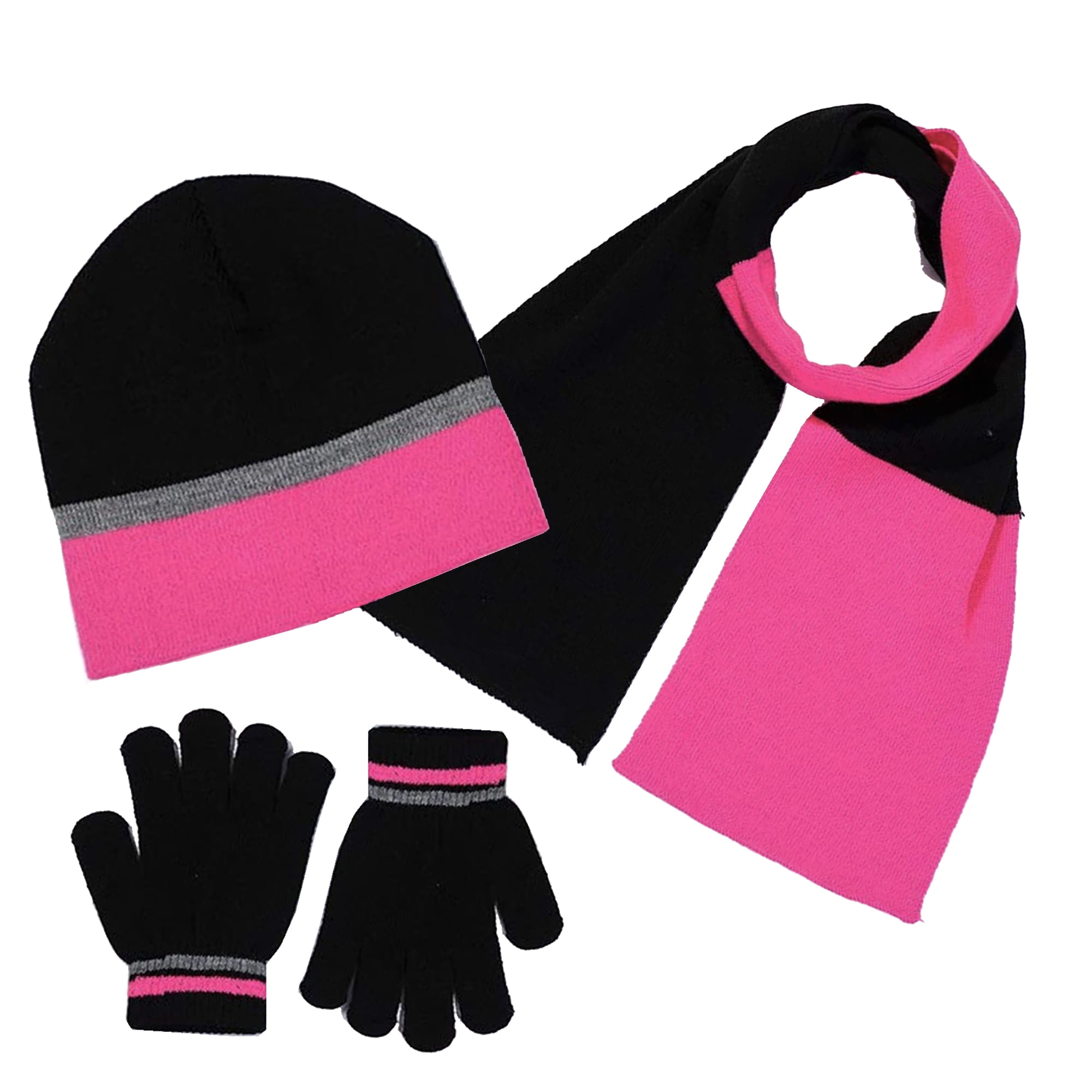 Swak Girls Hat,Scarf & Glove SetKids Cold Weather Winter Accessories