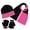 Fuchsia (1250), variant on Swak Girls Hat,Scarf & Glove Set-Kids Cold Weather Winter Accessories-Childrens 3 Pc Beanie Set-Big Girls Hat Scarves & Glove